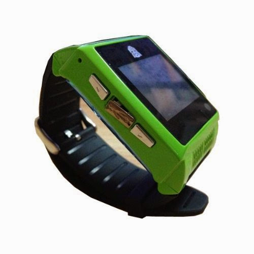  2013 New style Mini Ultrathin Touch screen Waterproof Children Transformers Wristwatch Mobile phone (Green)