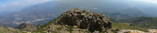 Depuis le sommet du Monte Corbaghja : vue sur Corte