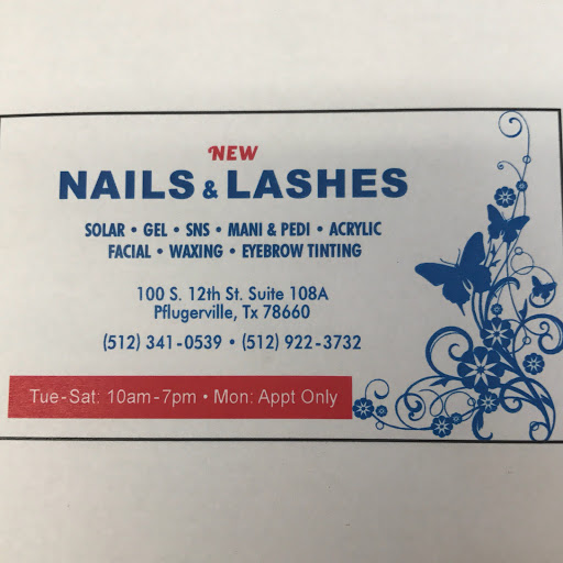 New Nails & Lashes logo