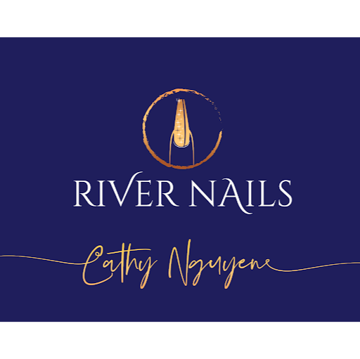 River Nails logo