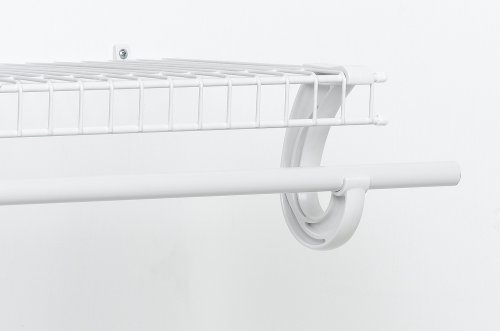 ClosetMaid Support for SuperSlide Hanging Bar, White #5629