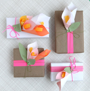Flores de papel para decorar o presente do dia das mães | Revista ...