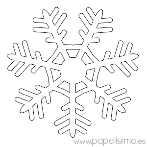 Featured image of post Plantillas Copos De Nieve Para Recortar Te ense amos como hacer copos de nieve de papel f ciles para navidad