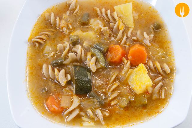 receta sopa minestrone