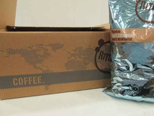 Coffee COFFEE, BEAN 100% COLOMBIAN BAG CAFFEINATED, Package of 6 Save