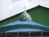 kubah masjid, kontraktor, enamel, atap