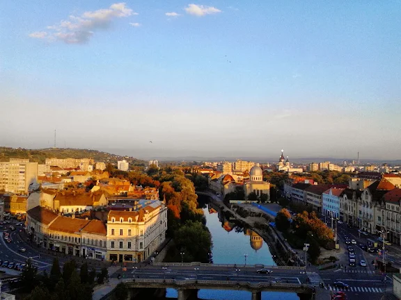 Oradea văzută din Turnul Primăriei, septembrie 2013 #1