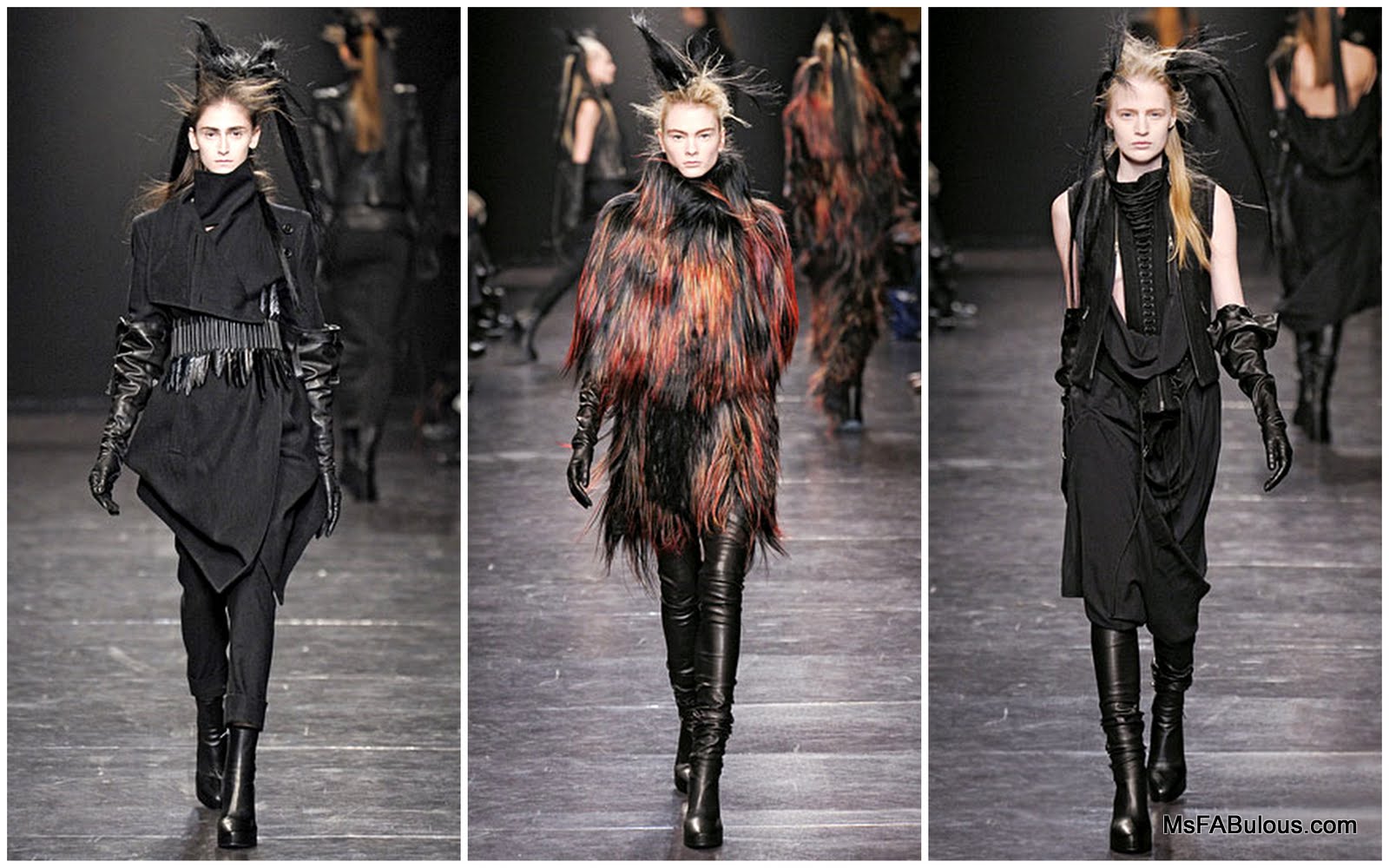 MS. FABULOUS: Ann Demeulemeester Fall 2011 fashion design, indie ...