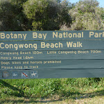 Sign to Congwong Beach near La Perouse (308543)