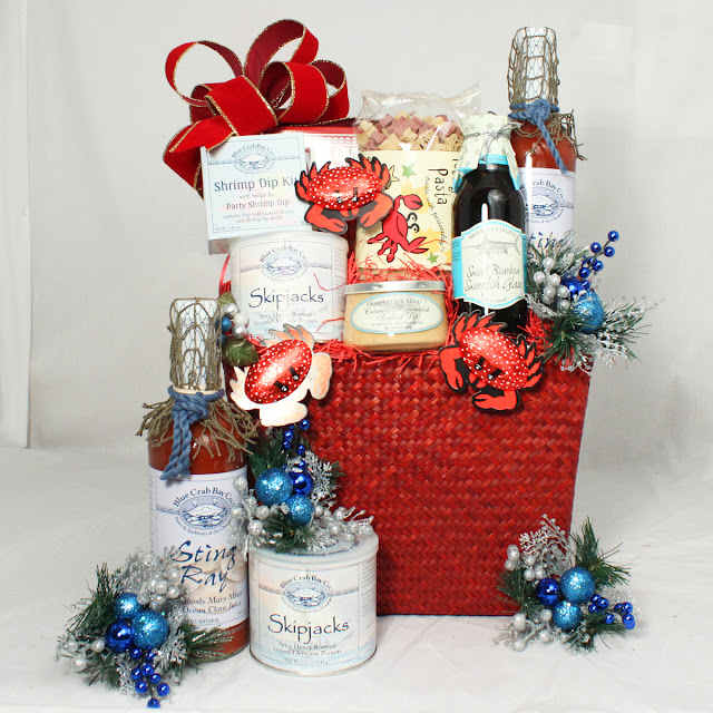 Crabby Christmas Gift Basket a perfect Maryland Christmas