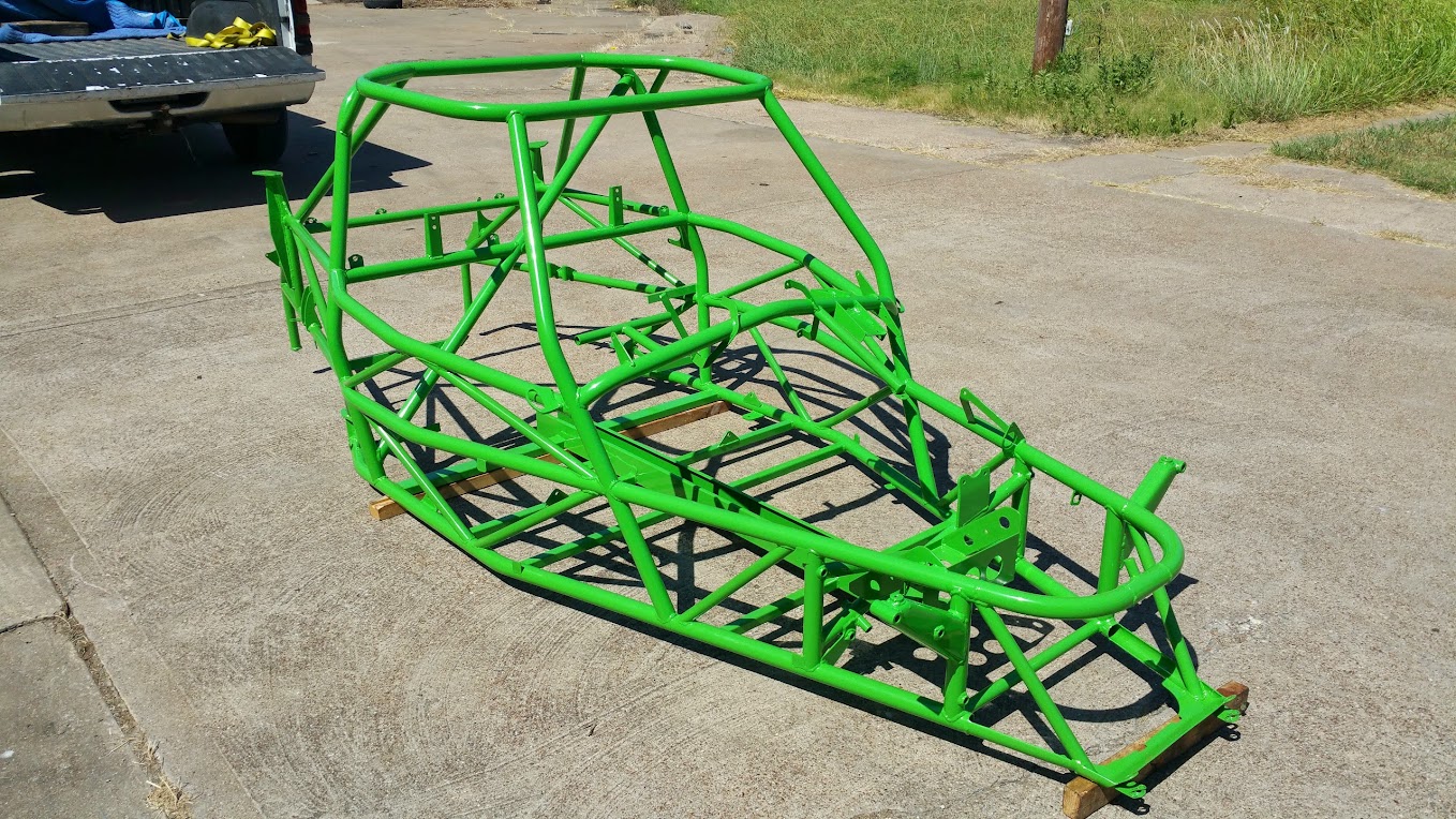 DF Goblin Prototype 2 powder coated chassis front view