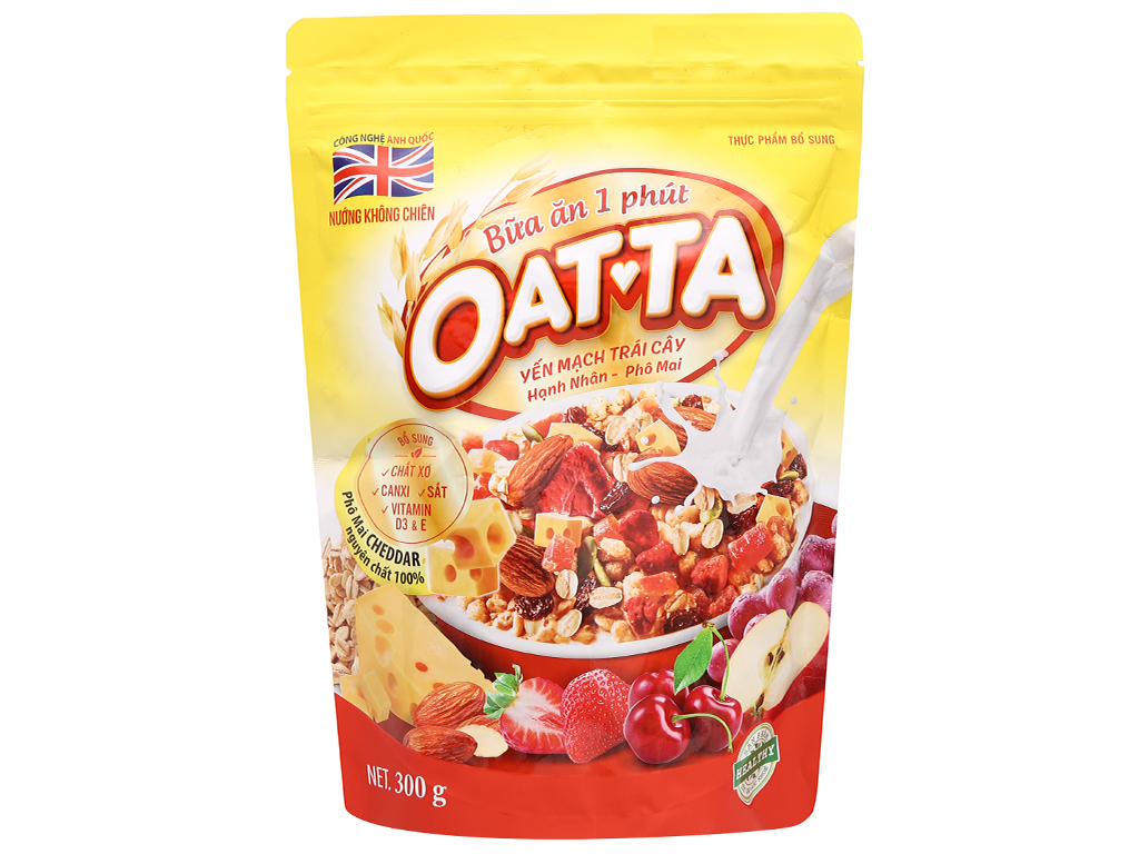 Yến Mạch Trái Cây, Hạt Oatta 300G Giá Tốt Tại Bách Hoá Xanh