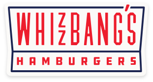 Whizzbang's Hamburgers; Best Burgers in Waco Texas logo