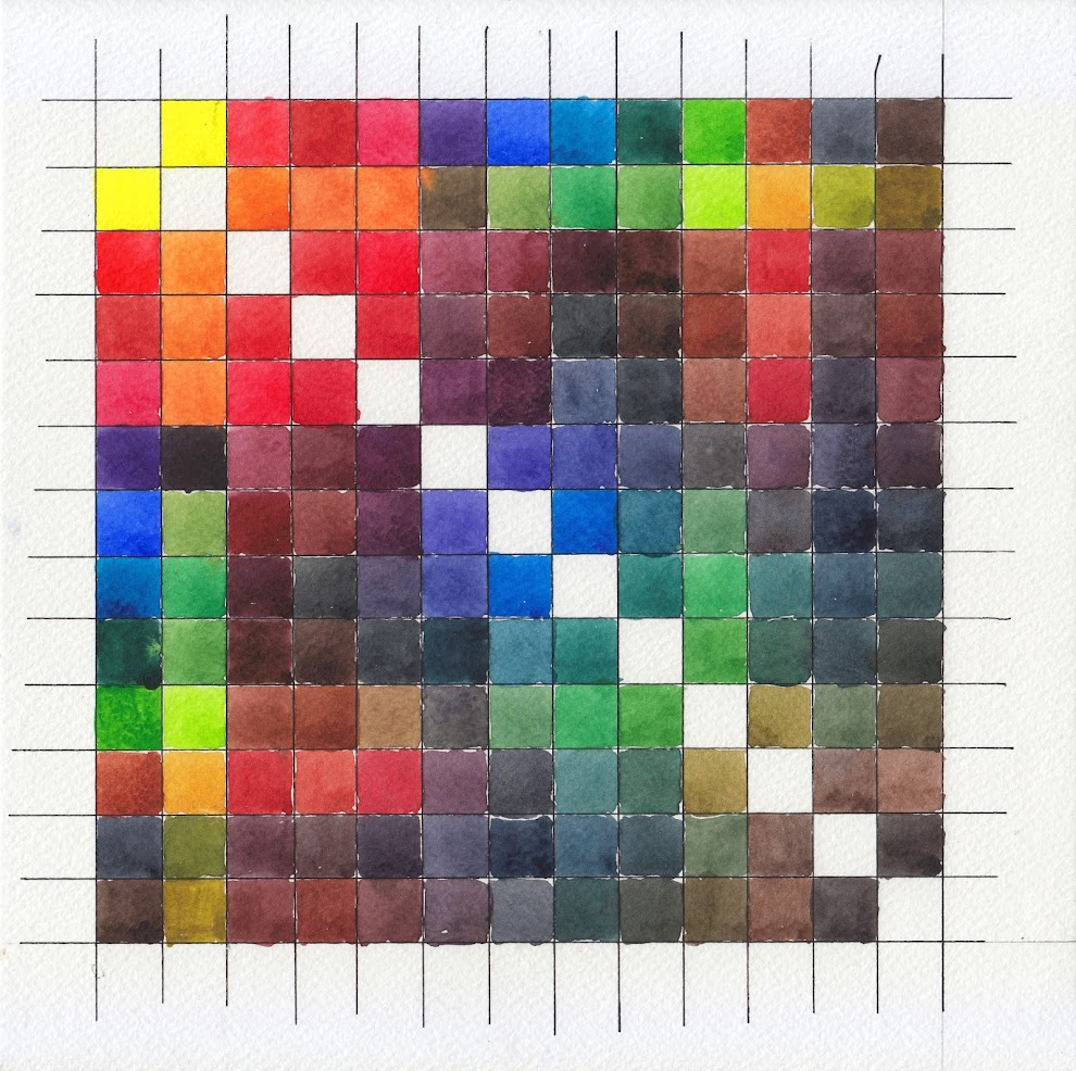 Sennelier Watercolor Color Chart