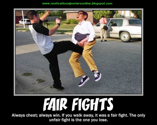 fair+fights+cheats+cheating+kiced+kickin