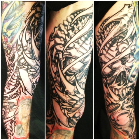 Biomechanical tattoos meaning and images  OVERLORD TATTOO STUDIO