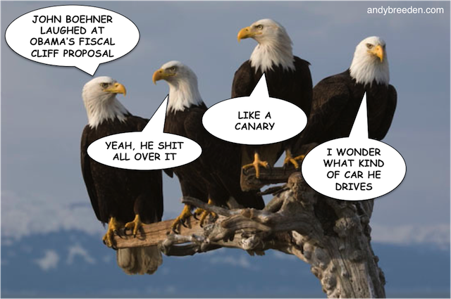 Eagles on the Fiscal Cliff