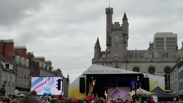 Olympic Torch in Aberdeen
