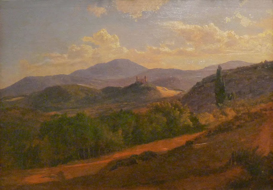 Johann Wilhelm Schirmer - Partie des Vosges avec le Spesbourg, 1862