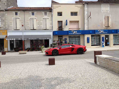 French village diaries Silent Sunday Rouillac Beer cycling ferrari rally Cognac vineyards