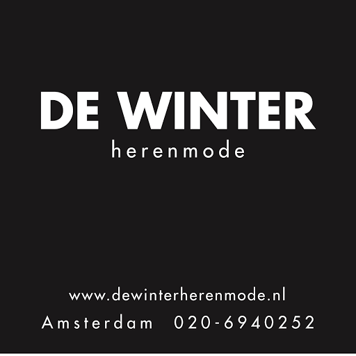 De Winter herenmode logo