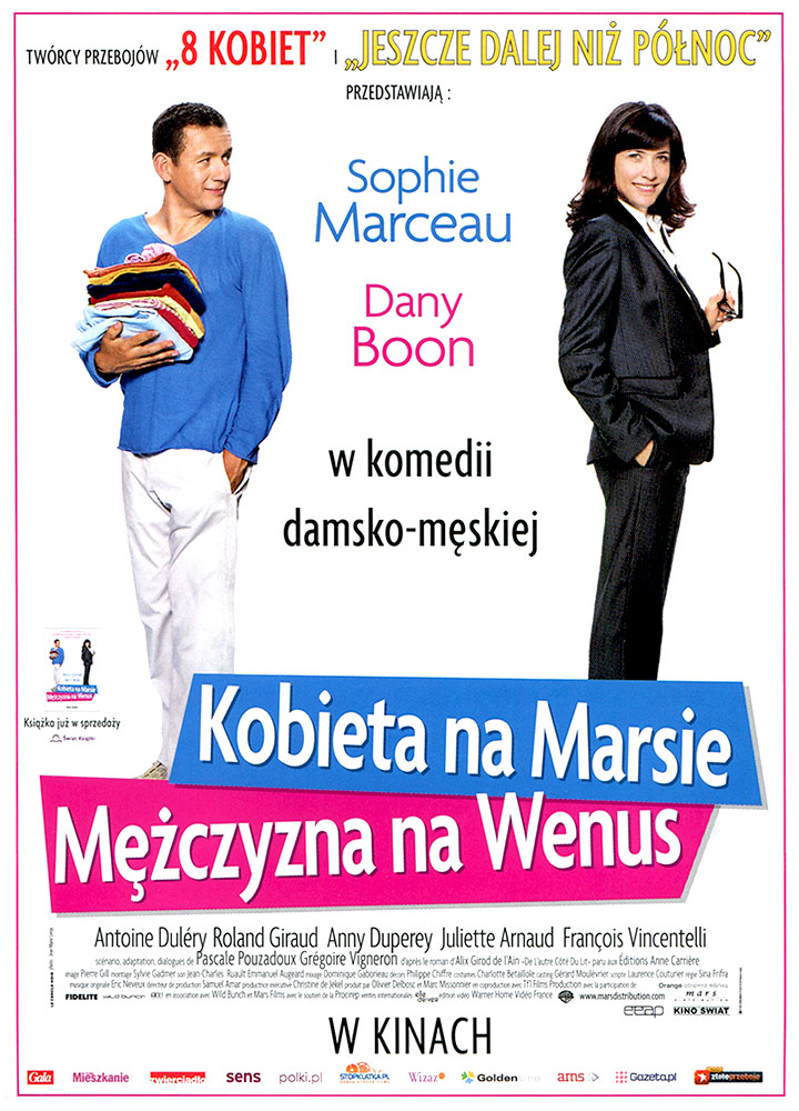 Ulotka filmu 'Kobieta Na Marsie, Mężczyzna Na Wenus (przód)'