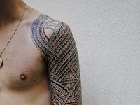 Full Arm Tribal Tattoo Sleeves