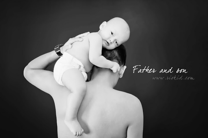 Father and Baby 17 chụp ảnh trẻ em RIOkid Studio