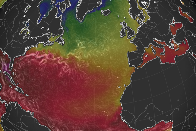 El calentamiento del agua del Atlántico 1ºC menor que el previsto 