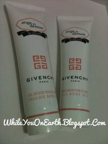 While you on earth..: Givenchy ange ou demon Bath Gel and Body Veil