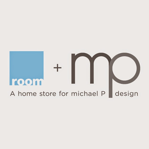 ROOM - a home store for michael P. design logo