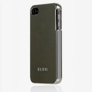 Incipio iPhone 4/4S feather Ultralight Hard Shell Case - 1 Pack - Carrying Case - Retail Packaging - Chrome