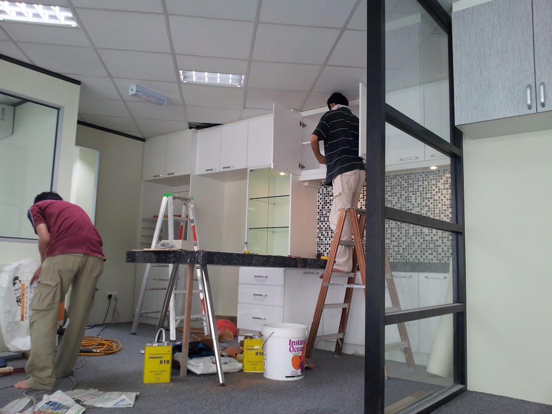 install counter top