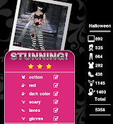 Style Me Girl Level 18 - Halloween - Penelope - Stunning! Three Stars
