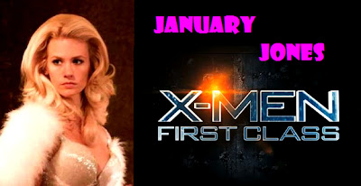 JANUARY JONES as EMMA FROST in X-MEN FIRST CLASS