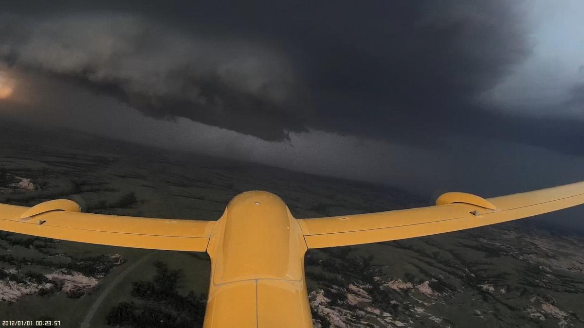 flying drones into tornadoes TORUS project