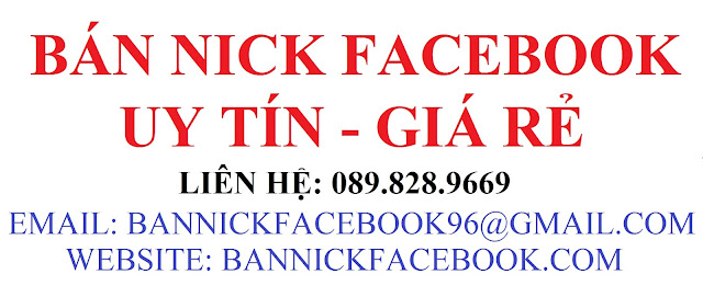 ban nick facebook ban tai khoan facebook