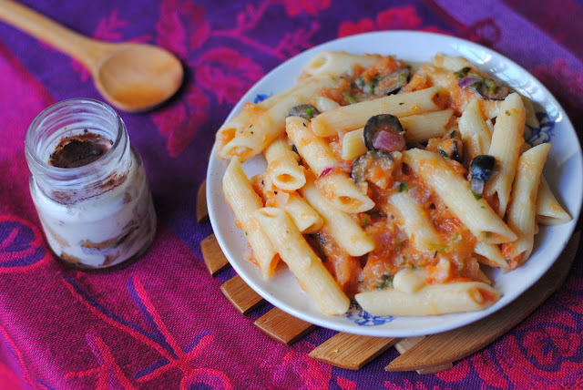 easy arrabbiata pasta recipe by ServicefromHeart