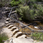 Cliff Top track across Govetts Leap Brook (15718)