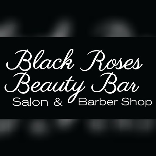 Black Roses Beauty Bar Salon and Barber Shop logo