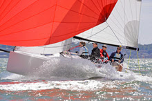 J/70 one-design offshore speedster- sailed by Russell Peters from West Kirby Sailing Club