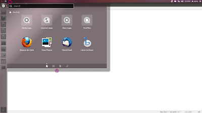 Ubuntu 11.10 Oneiric Ocelot screenshot Dash