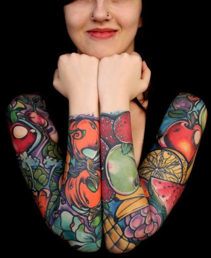 girls arm tattoos