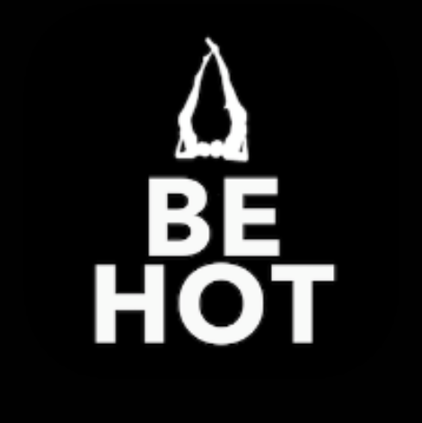 BE HOT YOGA + BE University logo