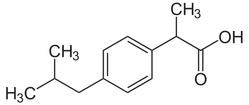 Structure Of Ibuprofen