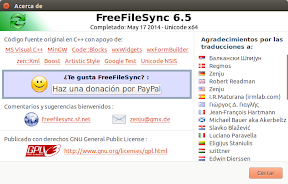 Sincronizando directorios con FreeFileSync 6.5 en Ubuntu