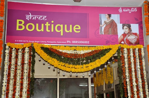Shree Boutique, 6-3-668/10/73, Durga Nagar Road No 2, Durga Nagar, Punjagutta, Hyderabad, Telangana 500082, India, Boutique, state TS