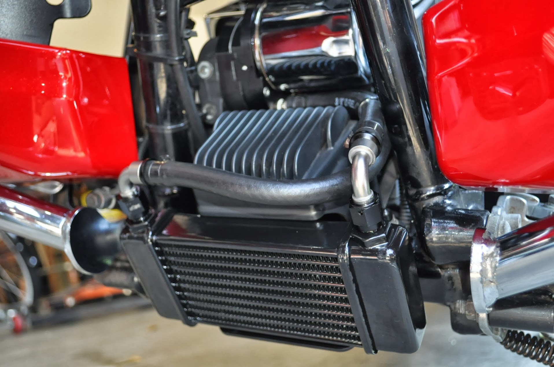 Jagg 10 Row Oil Cooler Install On Ultra Pics Page 6 Harley Davidson Forums