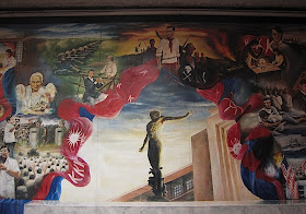 mural in the Palma Hall of the University of the Philippines - Diliman