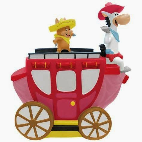  Westland Giftware Quick Draw McGraw on Carriage Cookie Jar